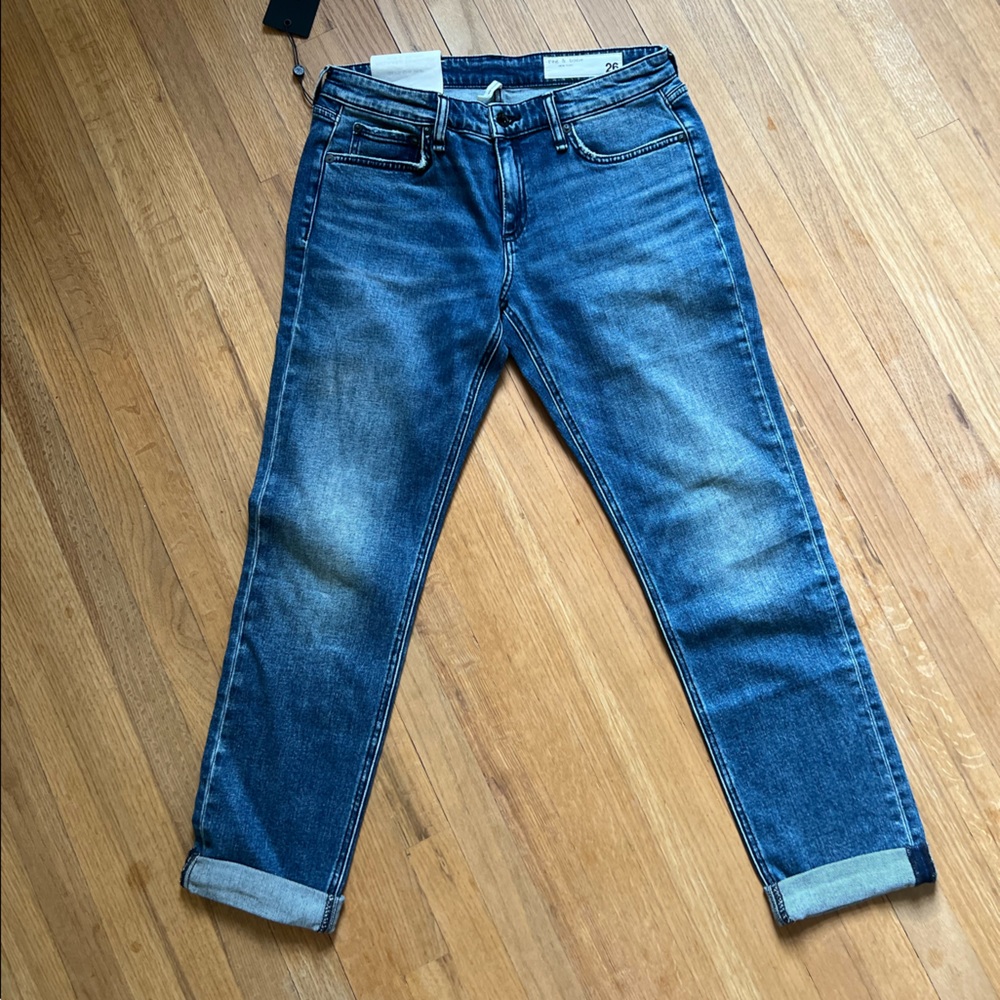 Rag & Bone low rise slim boyfriend jeans